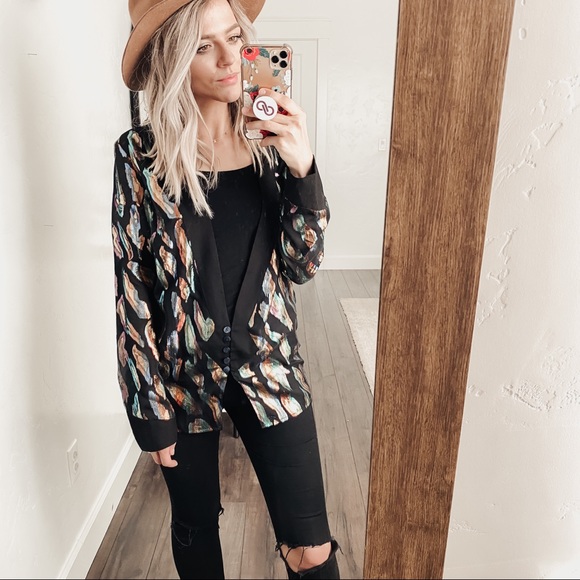 House of Harlow 1960 Jackets & Blazers - House of Harlow x REVOLVE | Metallic Button Blazer